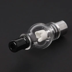 Glass Globe Atomizer Wax Tank Herbal Vaporizer Dry Herb 4ml Ceramic Coil Tank Electronic Cigarettes for Ego T Evod Battery