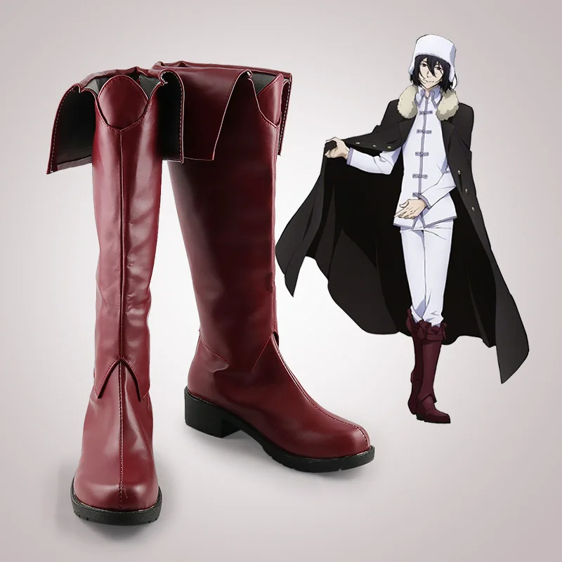 

Anime Stray Dogs DEAD APPLE Akiko Yosano shoes cosplay adults men and women boots shoes Halloween Fashion Long shoes