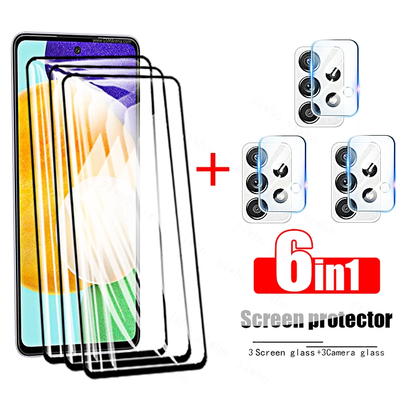 Vetro Temperato Per Samsung Galaxy A52 5G Pellicola Salvaschermo Su Samsung Samsung Galaxy A52 A52 52A A52 Lente Protettiva In Vetro Per Fotocamera
