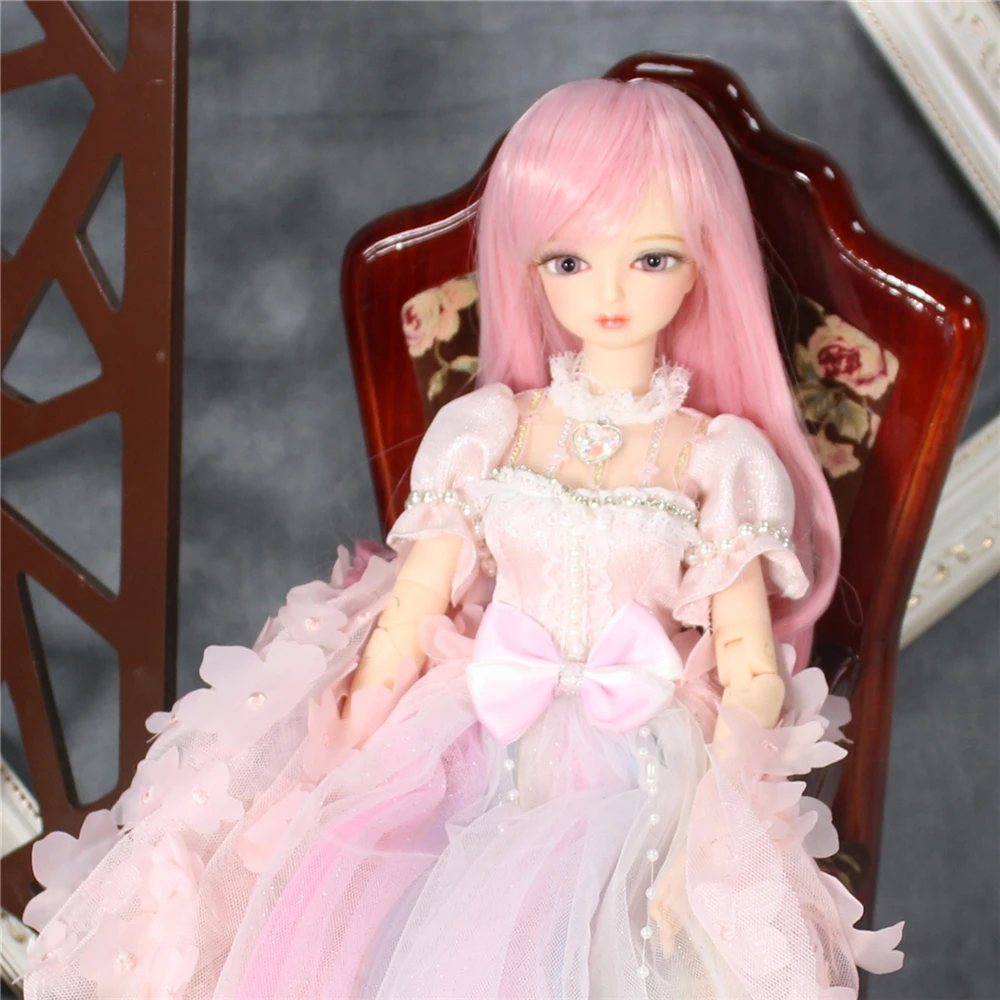 1/4 BJD Blyth кукла розовые волосы механическое соединение тела с макияжем, включая кожу головы, глаза, одежду reborn девушки ледяной