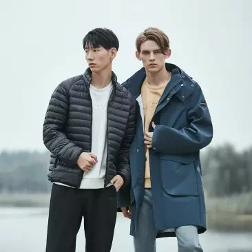  Xiaomi 90fun Men three-in-one 90% white down jacket Windproof waterproof warm windbreaker Long down