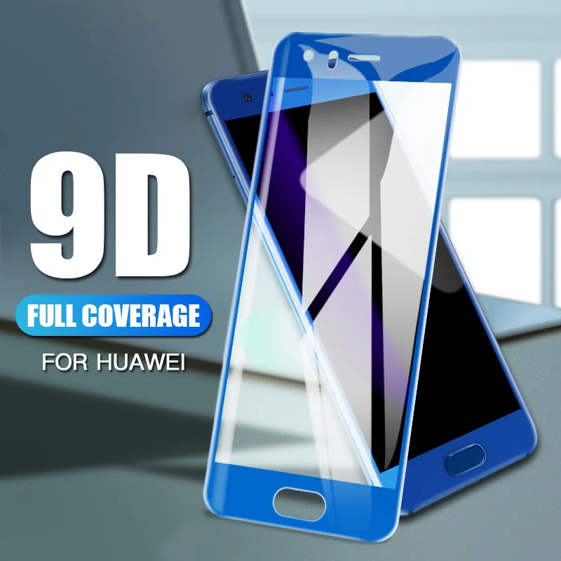 Защитное стекло с полным покрытием для Honor 9 lite Защита экрана honor 10 Lite закаленное