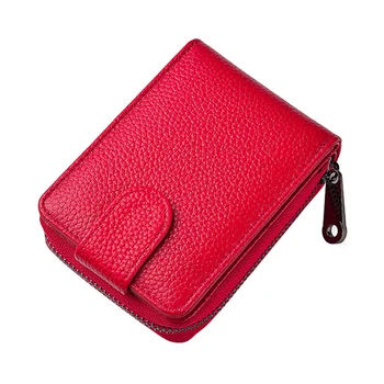 

Women Wallet Elegant Purses Multilayer Fashion Gift Artificial Cowhide Leather Storage Small Zipper Card Holder Cute Solid Coin