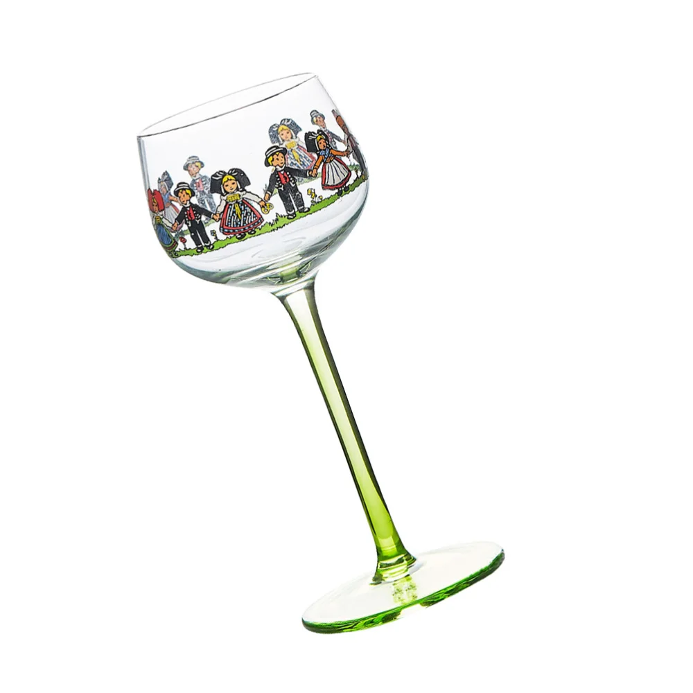 1 шт. прочный стеклянный бокал коктейльный для бара ресторана (разные цвета) | Дом