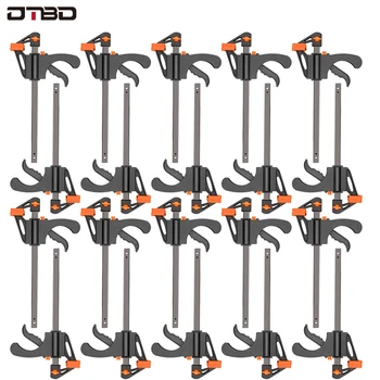 

20pc 4 Inch Clip Quick Ratchet Release Speed Squeeze Wood Working Work Bar F Clamp Clip Kit Spreader Gadget Tools DIY Hand Tool