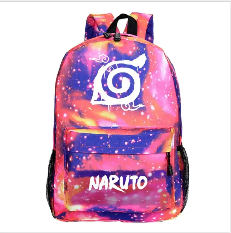 Шаринган Наруто Мода печати рюкзак подростков студентов Bookbags Винтаж Ноутбук рюкзаки Портфолио для школы сумки - Цвет: as pictures