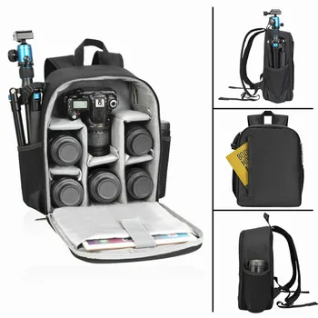 

CADeN Photo Camera Shoulder Bag DSLR Soft Men Women Bag for Canon Nikon Sony SLR Camera Backpack Bag Case Waterproof