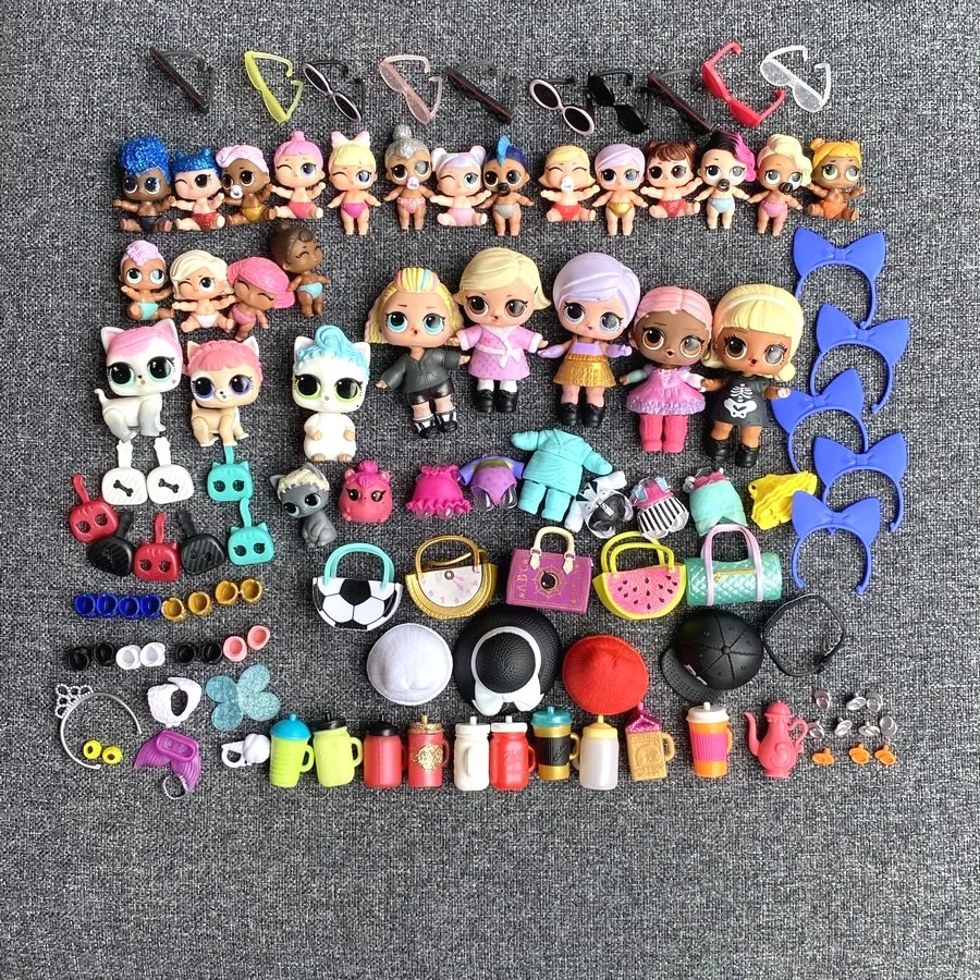 100Pcs Real LOL Surprise Doll Unicorn Punk boi Boy Queen bee Lil Pet toy Gifts 