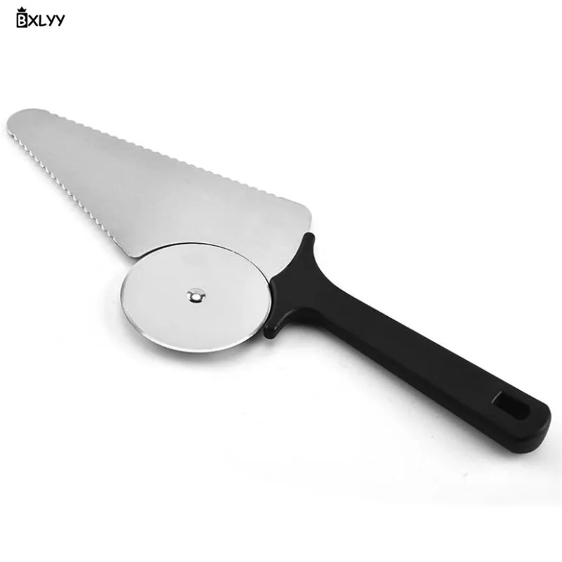BXLYY нож для пиццы из нержавеющей стали, кухонный нож для выпечки, многофункциональный роликовый нож для пиццы, нож для торта, лезвие для торта, вечерние принадлежности. 9z