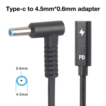 

Type C To USB C 4.5mm X 0.6mm Interface Charging Cable Adapter With Chip