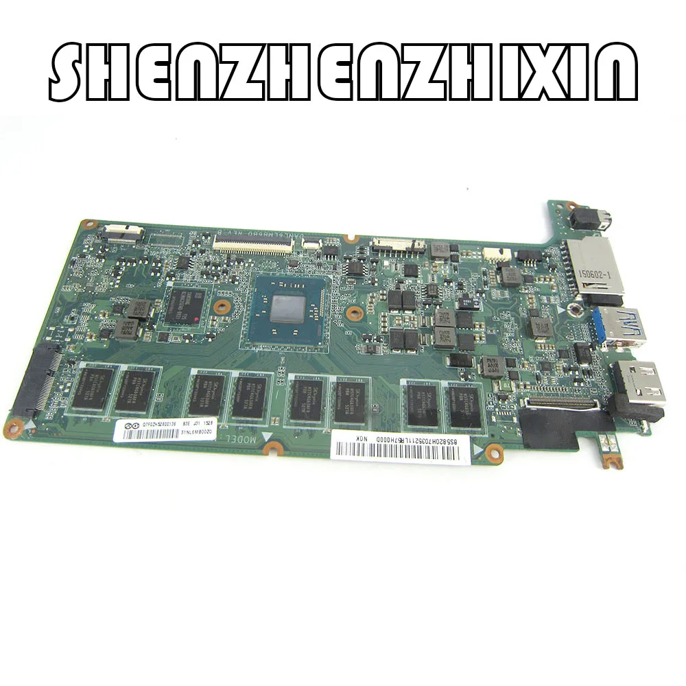 

yourui For Lenovo Chromebook N21 N21-80MG Laptop Motherboard Celeron N2840 CPU 4GB MAIN BOARD DANL6LMB6B0 5B20H70352