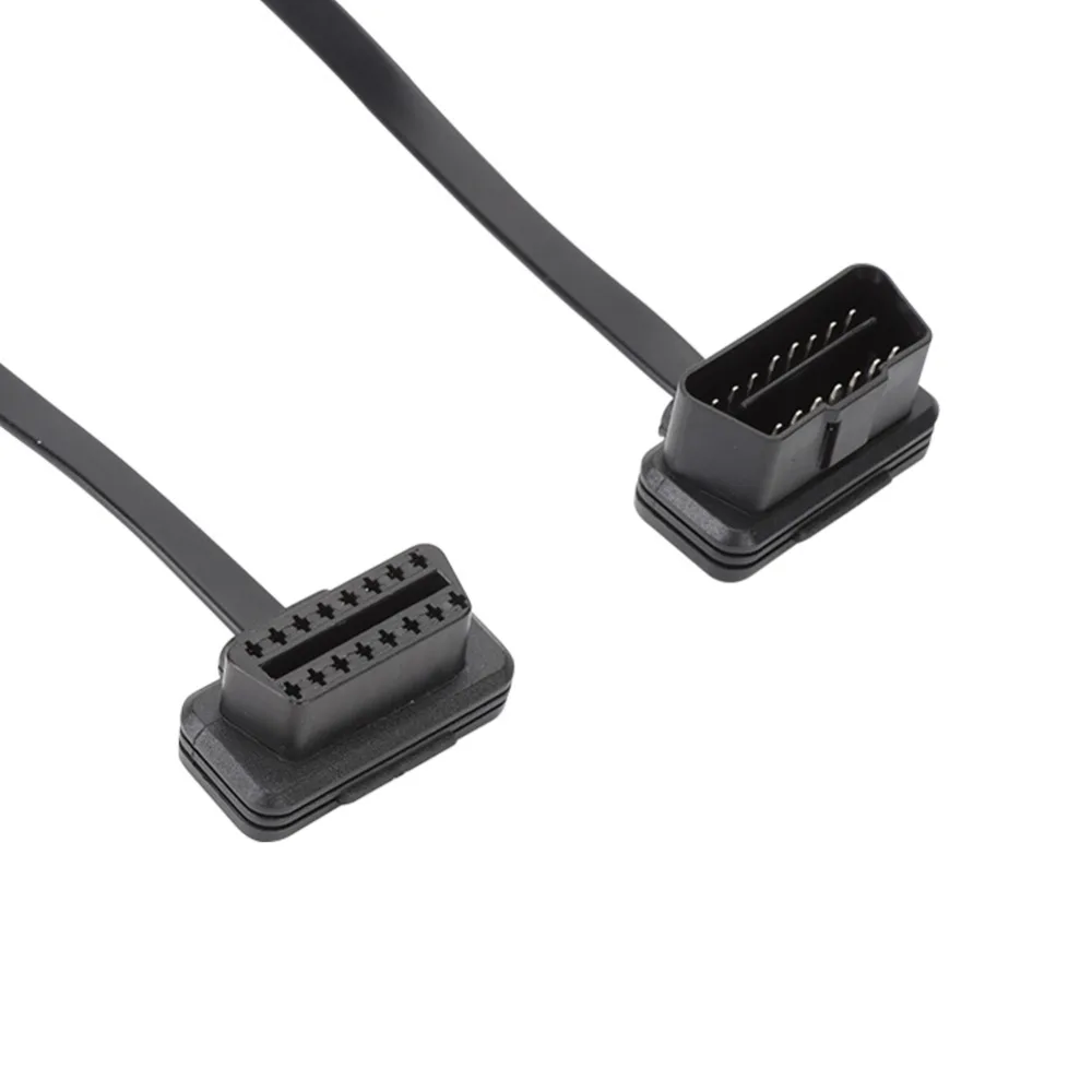60 см OBD 2 II OBDII OBD2 16 PIN папа-мама ELM327 диагностический удлинитель провода разъем адаптера