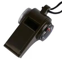 Прочный пластиковый-20-50 градусов Цельсия 3 в 1 оливково-зеленый свисток с компасом и термометром для наружного аварийного кемпинга