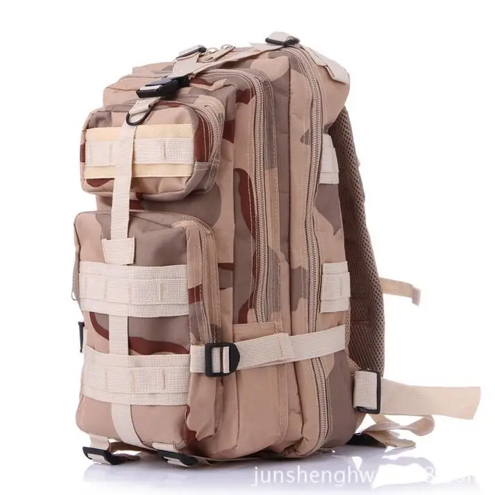 Desert Camo 3P военный рюкзак армейский тактический рюкзак Открытый спортивный наплечный рюкзак треккинг Кемпинг Туризм камуфляж рюкзак - Цвет: Desert Camo