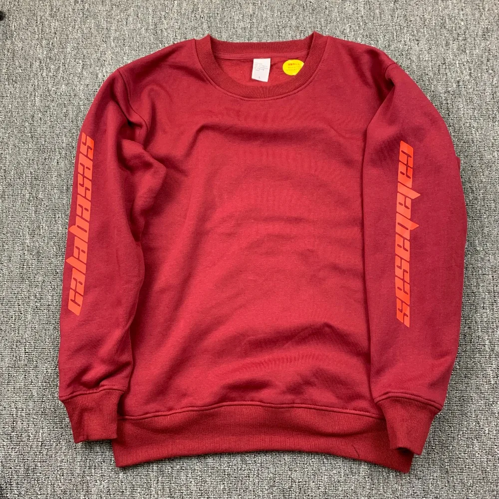 Толстый флис сезон 4 3 Calabasas YZY KANYE WEST пуловер с капюшоном Толстовка Оверсайз для мужчин женщин Тур ветровка Хип Хоп Толстовка