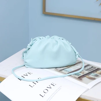 

The Pouch Bag Day Clutch Soft Hand Bag Dumpling Luxury Handbags Women Bags Designer Crossbody Bags For Female Ruched Sac A Main