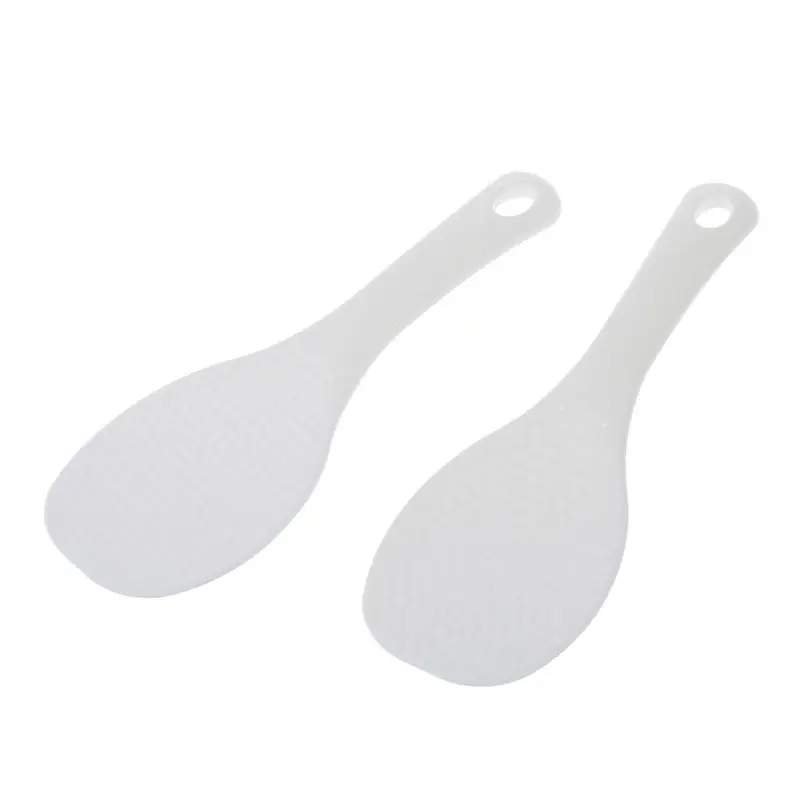 Platsic Rice Paddle Scoop Spoon Ladle 2 Pcs Clear White | Дом и сад