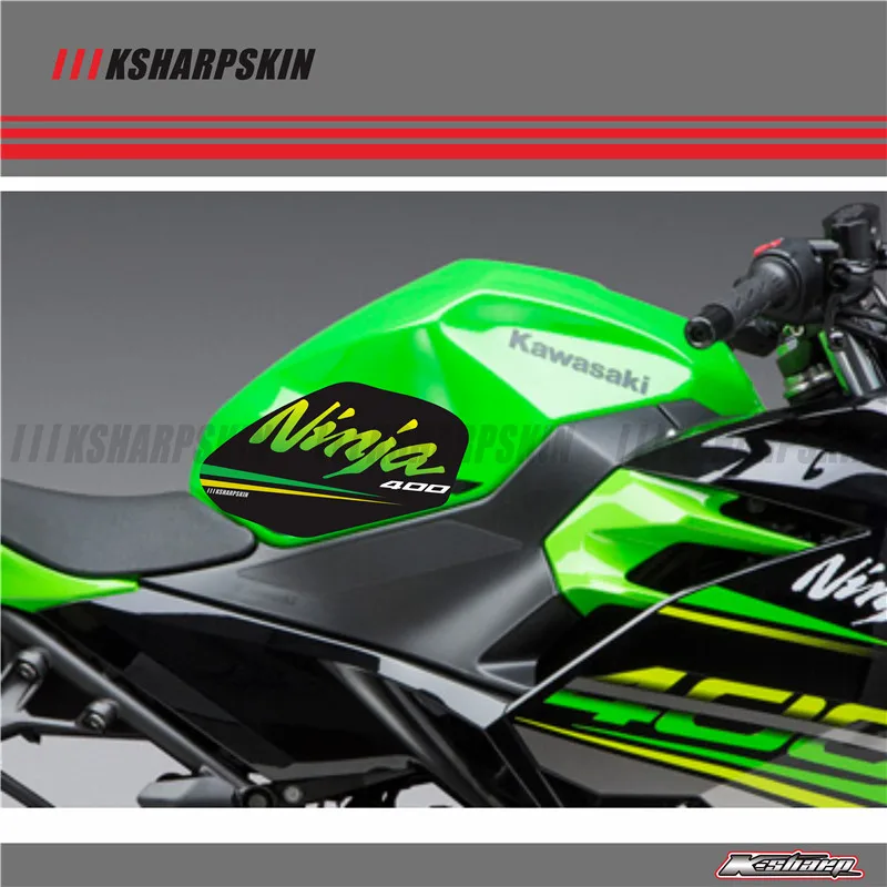 3D наклейка ADESIVI эмблема защитный Танк Pad Cas cap Fit KAWASAKI NINJA 400 NINJA400
