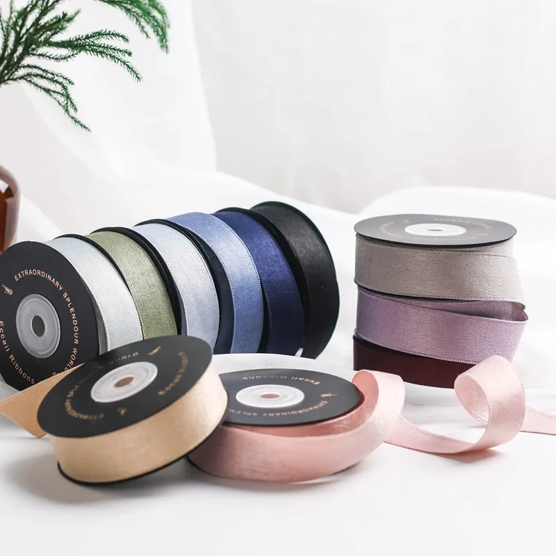 3 Yards Matte pattern ribbon DIY bow hair accessories material bouquet packaging clothing accessories gift decoration