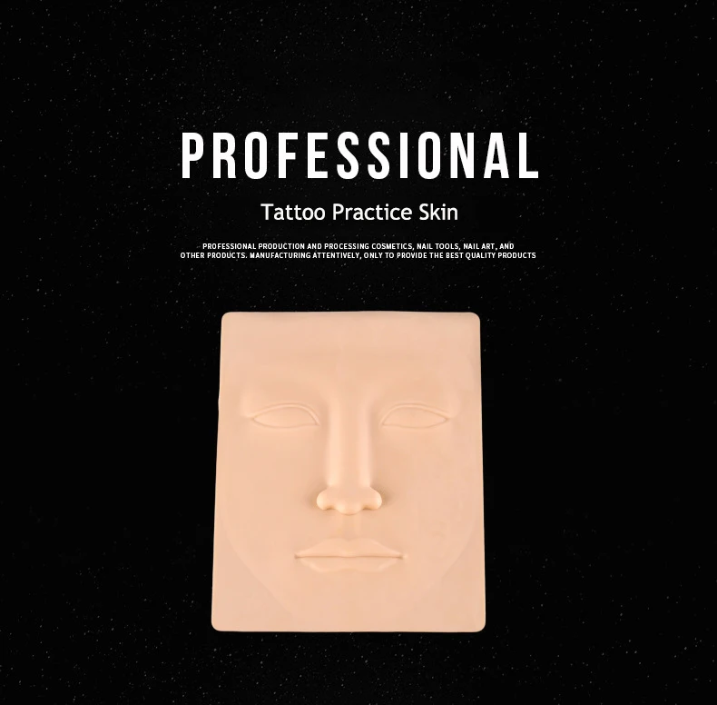 

10Pcs 20*15cm Blank Tattoo Practice Skin Sheet for Needle Machine Supply Kit Use for Eyebrown Lip Tattoo Beauty Tools