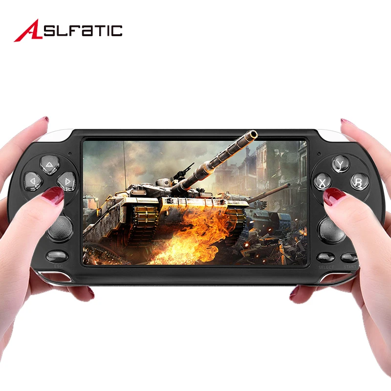 Portable Classic Handheld Game Player TV Video Games Console 128 Bit Real 8GB 5.1 Inch Screen For PSP Camera MP4 MP5 | Электроника
