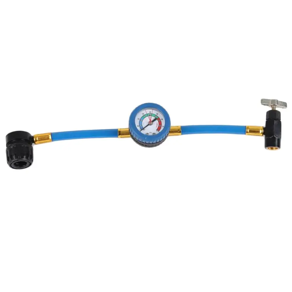 

R134A car Air Conditioning refrigerant hose pressure Gas gauge 600-3000PSI Recharge Hose for refrigerant air conditioner tools
