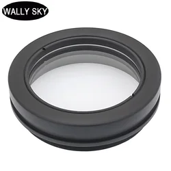Lentille d'objectif auxiliaire Barlow 1X pour Microscopes binoculaires ou trinoculaires stéréo, filetage de montage de Protection M42/M48/M50 