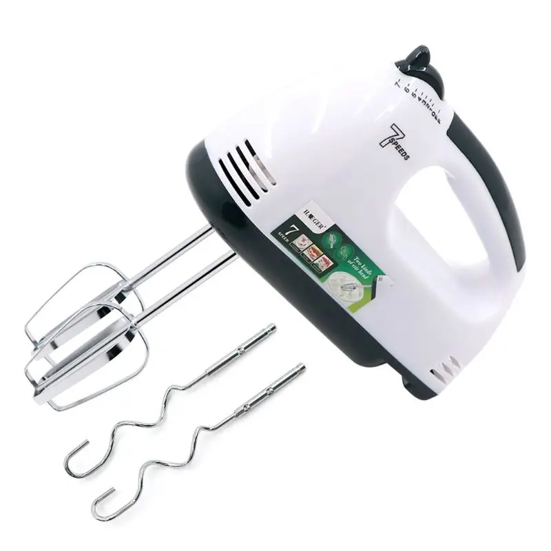 

7 Speed Electric Food Dough Mixer Handheld Whisk Egg Beater Multifunctional Kitchen Baking Tool