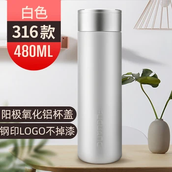 

Vacuum Stainless Steel Insulation Cup Men Portable Coffee Thermos Flasks with Tea Strainer Yemek Termosu Lids Thermos Car HH50BW