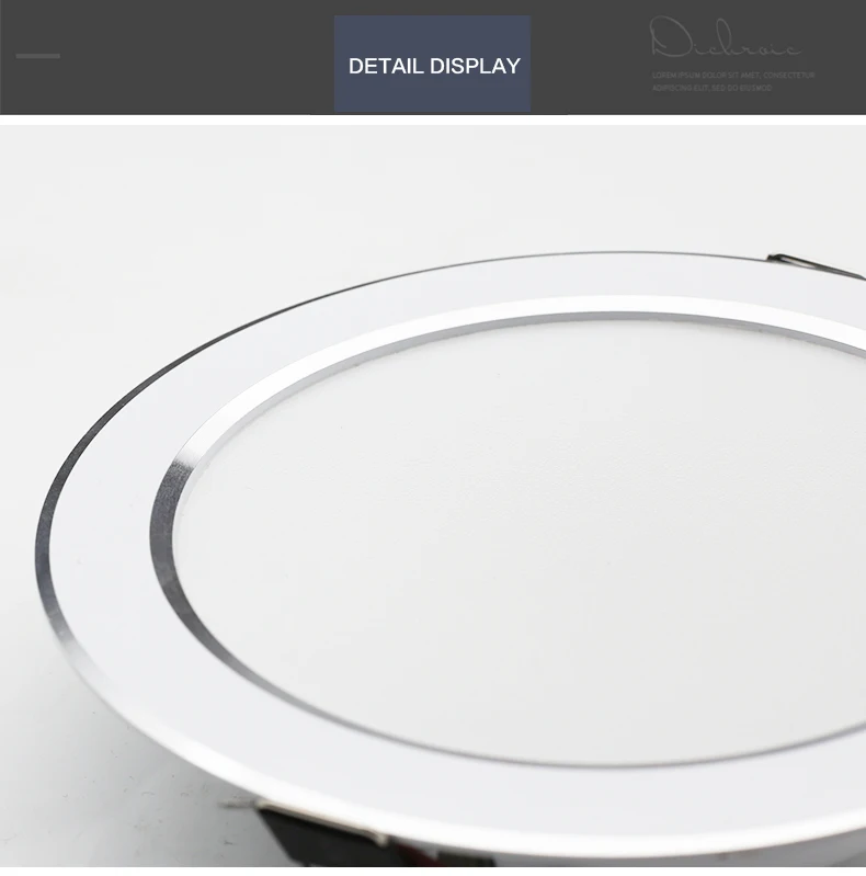 10PCS Waterproof LED Downligh 7W 9W 12W 15W 18W Recessed Round  LED Ceiling Lamp AC220V-240V LED Spot Lighting Indoor LED Lamp