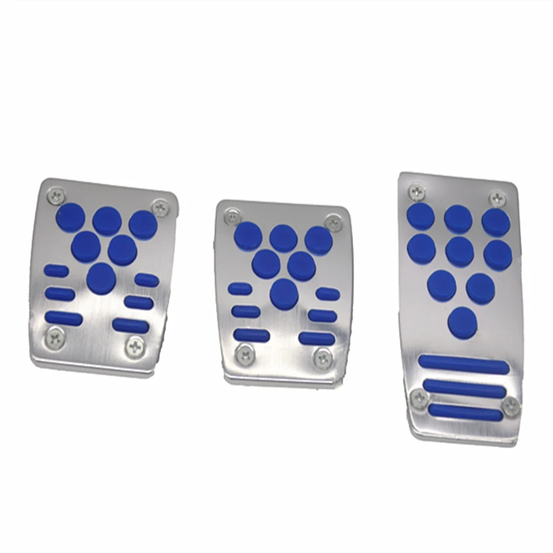 Universal Aluminum Automatic Manual Transmission 2 pcs OR 3 pcs Non-Slip Car Brake Clutch Pedal Cover Set Kit Pedali car styling,car accessories,car pedals,pedal cover