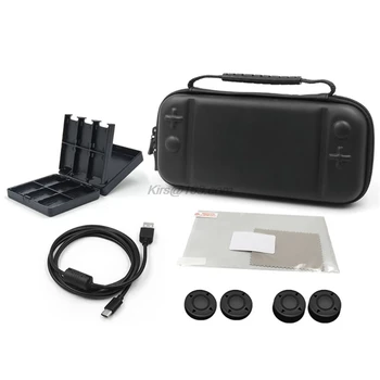 

Portable Hard Water-resistent EVA Shell Carrying Case Storage Bag Gaming Card Holder Box for Nintend Switch Lite Accessory 1Set