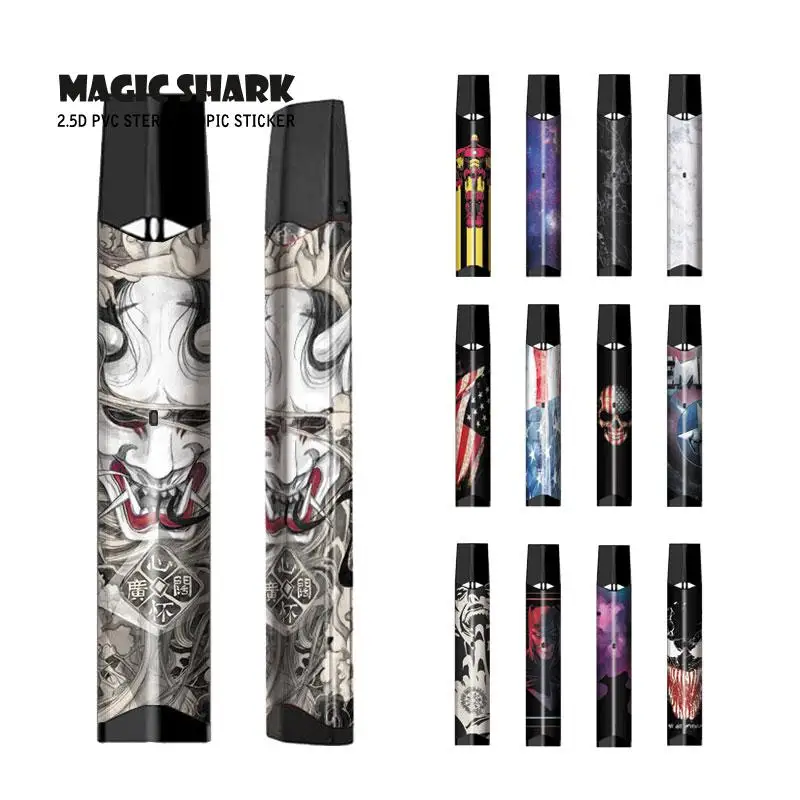 

Magic Shark Venum Iron Man Batman Joker Star Sky Stone Print Full Wrap Film Cover Case Sticker for Smok Infinix 2