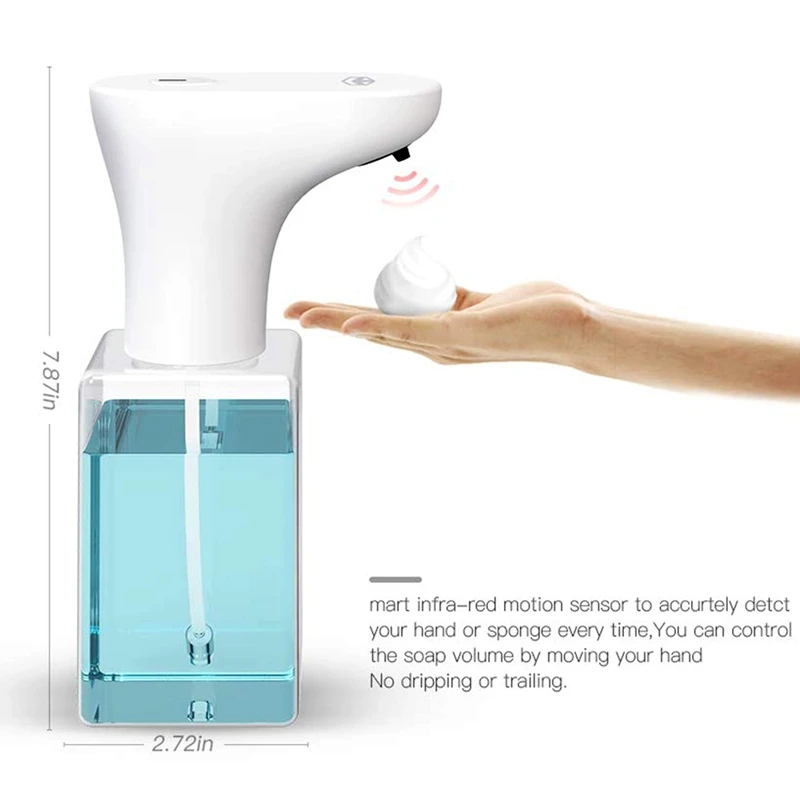 

Soap Dispenser, Automatic Pressless Foaming Soap Dispenser - Infrared Motion Sensor Liquid Hands-Free Auto Soap Dispenser/Adju