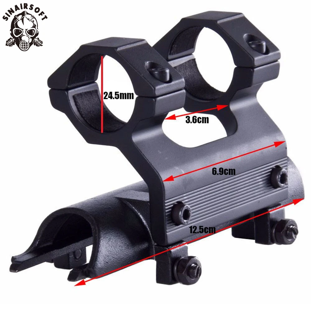 

SINAIRSOFT 5th Gen SKS 5th Gen Hi-profile Integral See-thru Mount Complete With 1" Rings MNT-640T5 Paintball Shooting Target