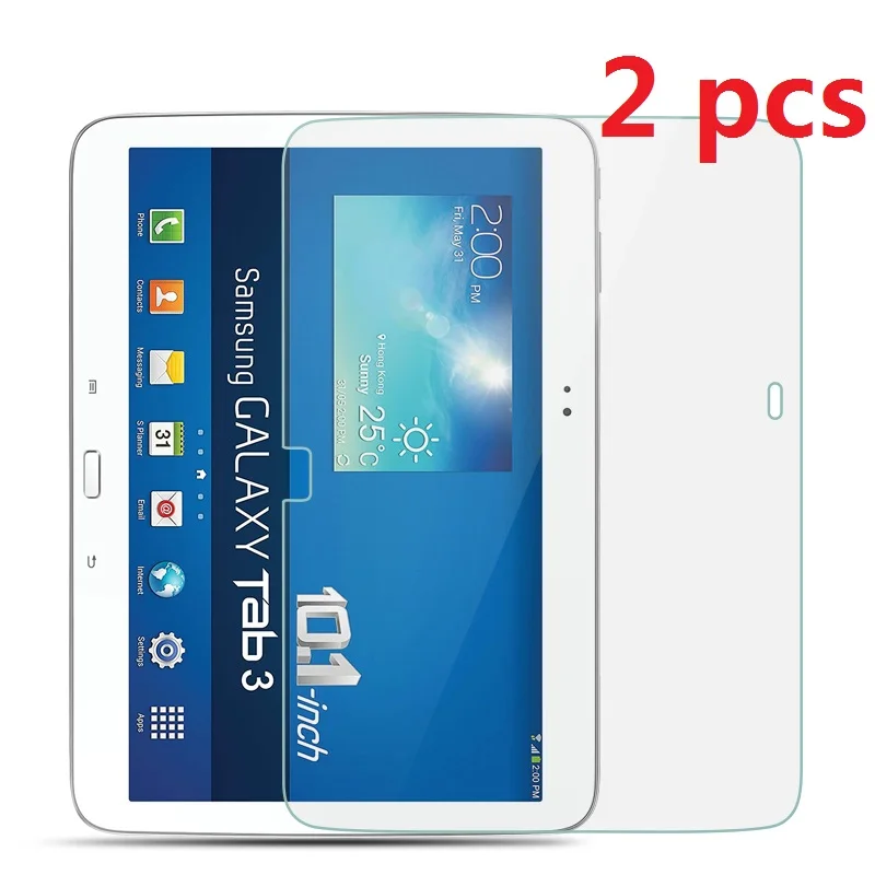 2 шт. защитная пленка из закаленного стекла для Samsung Galaxy Tab 3 Tab3 10 1 P5200 P5210 P5220 дюйма |