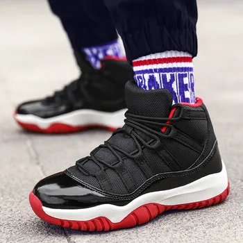 

Hot Sale Basketball Shoes Comfortable Lace-up Gym Training Boots Ankle Boots Outdoor Men Sneakers Athletic Jordan Shoes