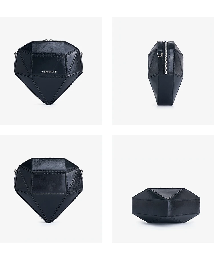Compact leather clutch for day or night