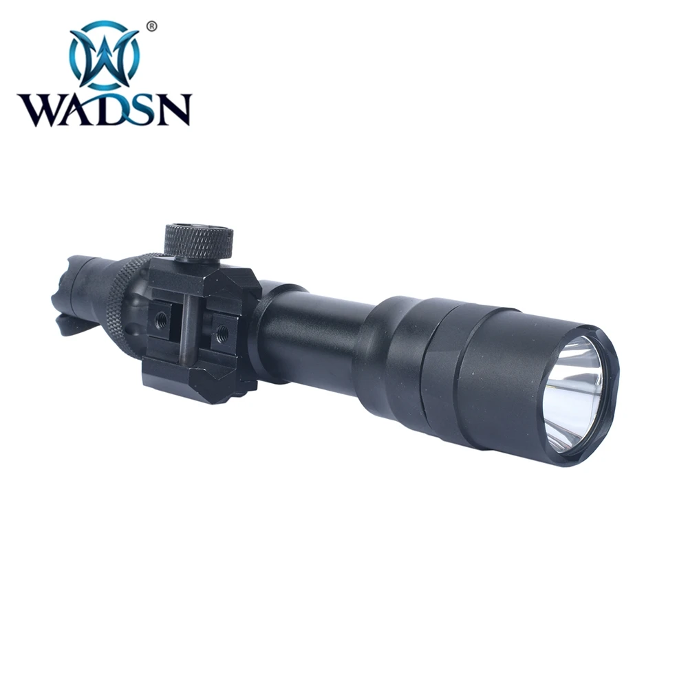 US $65.36 WADSN 1400 Lumens Tactical Flashlight Surefir M600DF Scout Light Hunting Softair 20mm Rail Mount Weapon Light Pistol Gun light