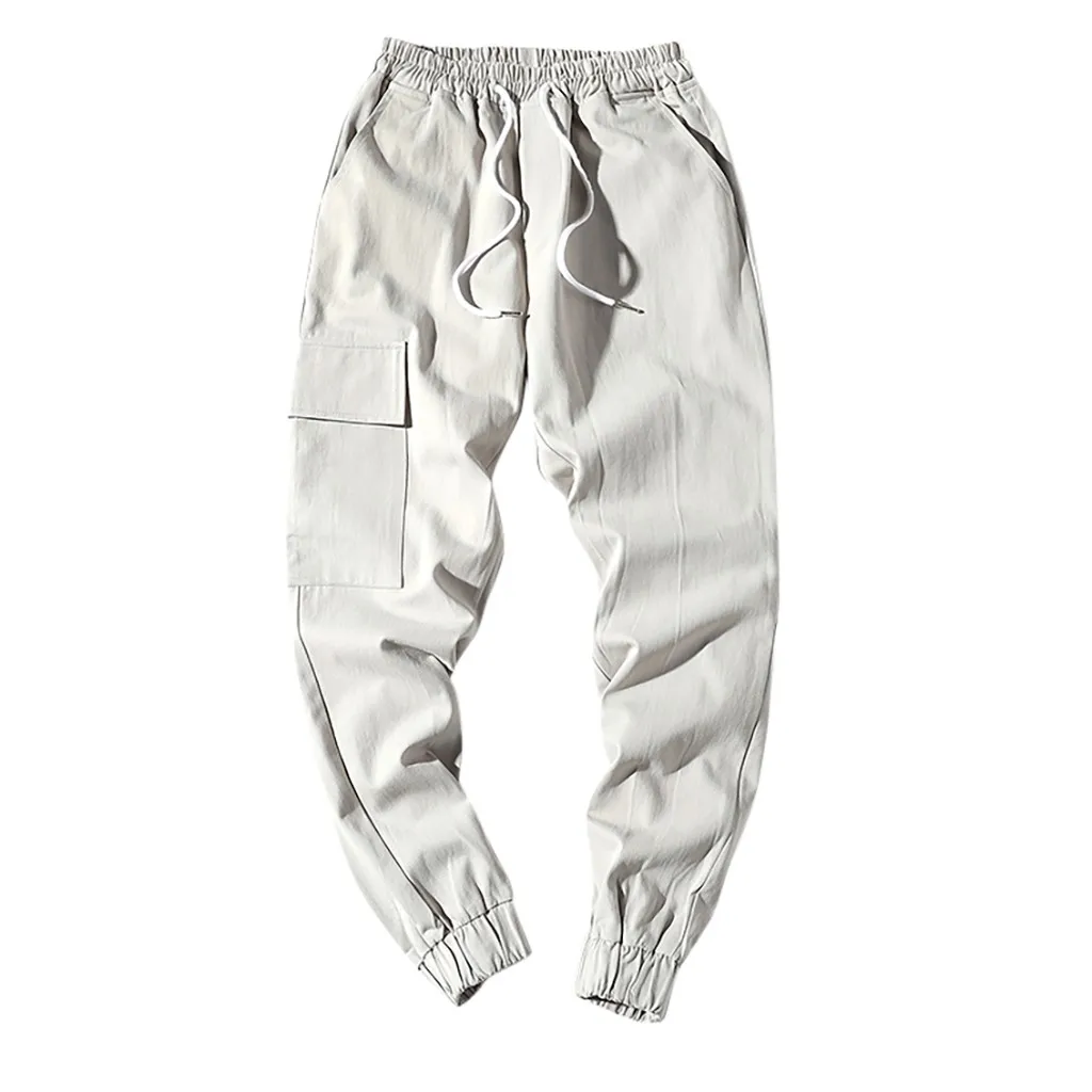 KLV брюки модные брюки карго мужские летние новые стильные комбинезоны повседневные однотонные удобные брюки все сезоны одежда 1212