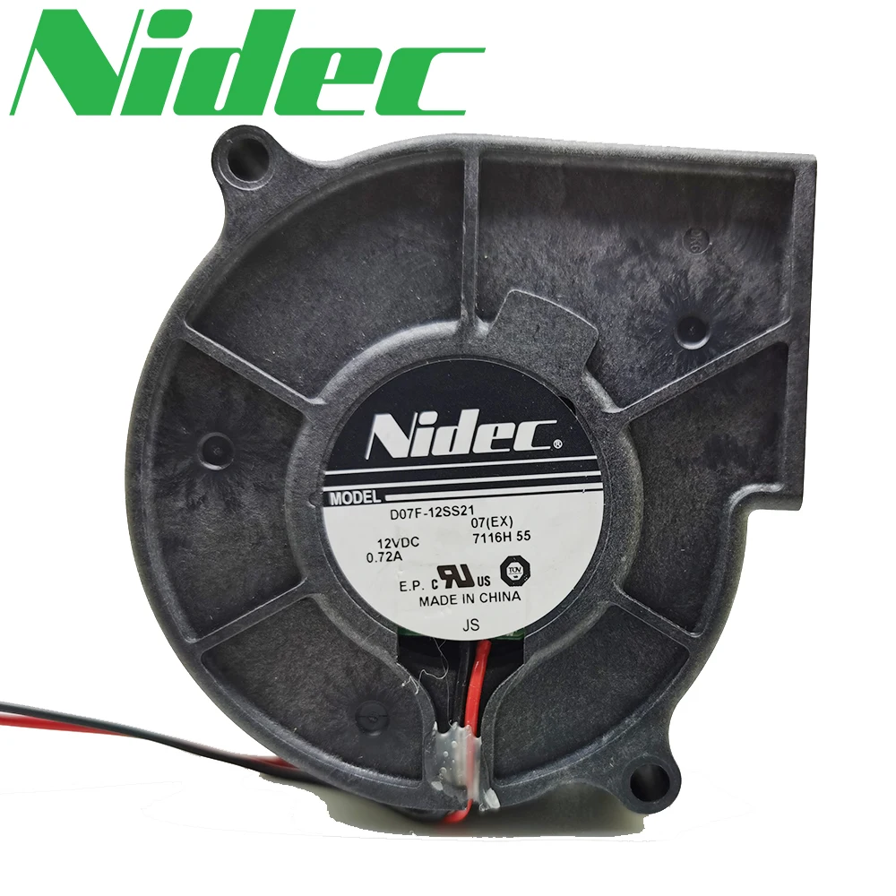 Высокое качество для Nidec 7530 DC 12V 0.72A Вентилятор проектора центробежный вентилятор