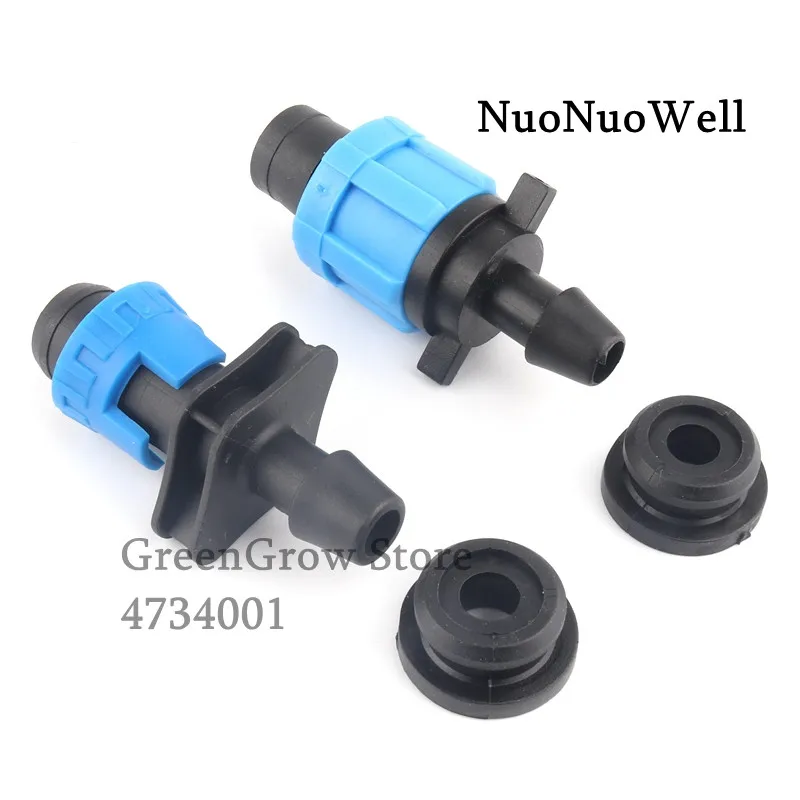 5pcs/lot 16mm Irrigation Drip Tape Connectors Agricultural Farm Water Saving Irrigation System Hose Joint Garden Water Connector