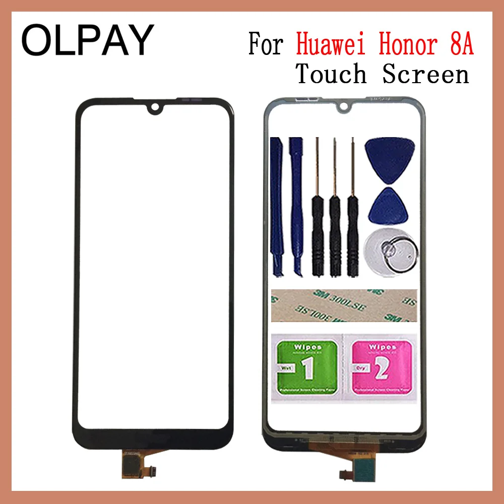 

OLPAY 6.09'' AAA Original Touch Screen For Huawei Honor 8A Honor8A JAT-AL00 Play 8A JAT-L29 Touch Screen Digitizer Sensor Glass