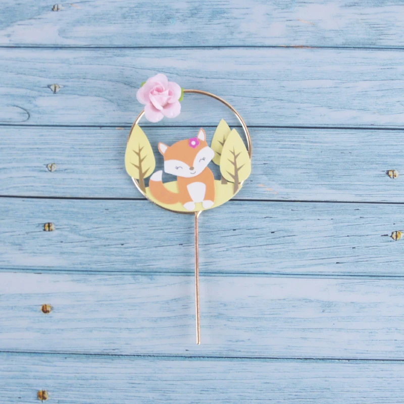 B9372-B 黄色狐狸款 花环