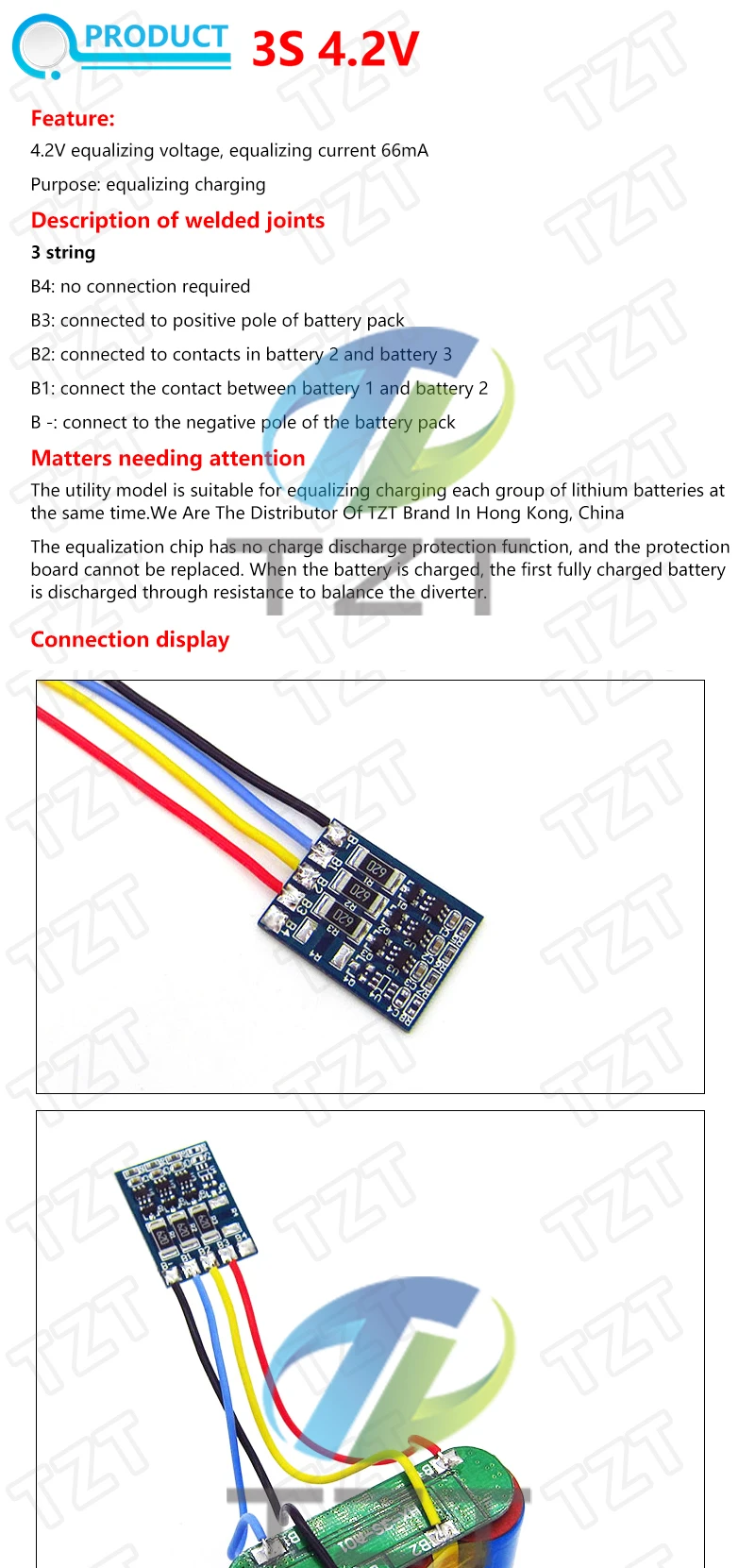 1/3PCS 3S 4S 5S 6S 7S 8S 21V 4,2V Balance Funktion Schutz Bord 68mA 5S Li-Ion Lipo Batterie Lithium 18650 Batterien Ausgewogene – Detail 3