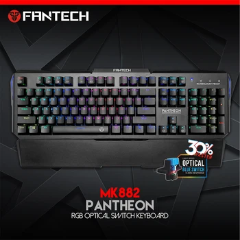 

FANTECH MK882 Optical axis Mechanical Keyboard Waterproof And Dust-Proof English Professional Gaming Keyboard For Keybord Gamer
