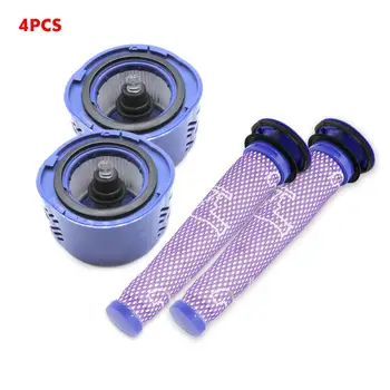 

4PCS vacuum cleaner HEPA Filter kit for Dyson V6 v7 v8 AbsoluteWireless handheld Vacuum cleaner Dyson fiter part