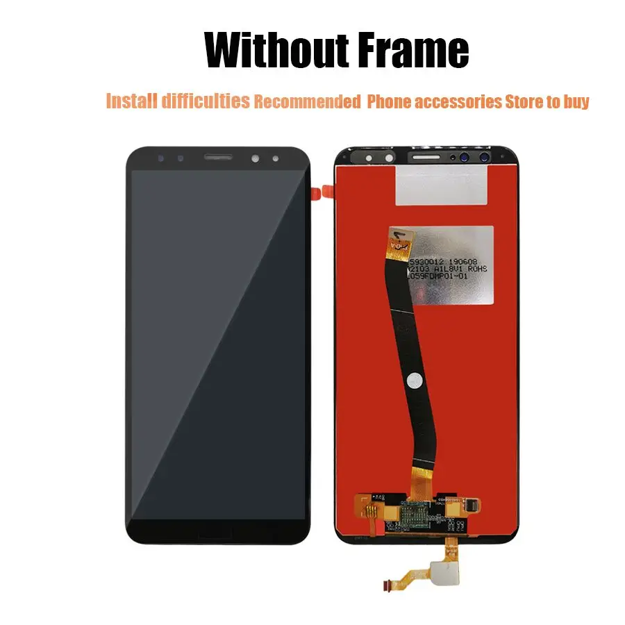 noFrameBlackM10L AAAA Качество ЖК-дисплей для Huawei mate 10 Lite сенсорный ЖК-экран дисплей для mate 10 Lite дисплей светодиодный RNE-L21 экран - Цвет: noFrameBlackM10L