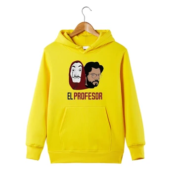 

La Casa De Papel Hooded Sweatershirt The Money Heist Hoodie Unisex Hoodie Pullover