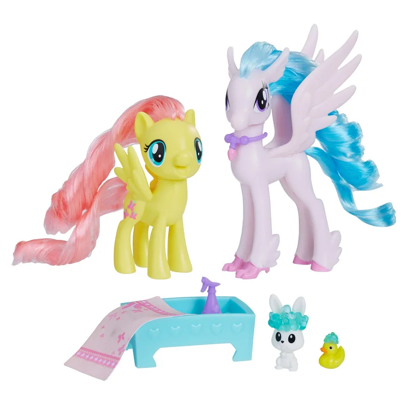 My Little Pony Дружба пони набор B9160 две пони флуттеши Радуга Дэш ПВХ Фигурки девушки куклы